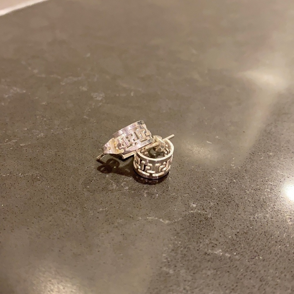 Silver Mexican detailed earrings